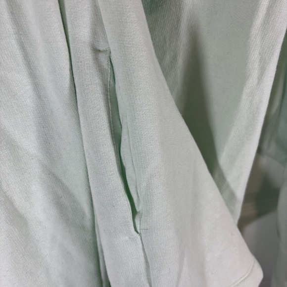 Pink Victoria Secret Hoodie Women’s M 170/96A Light Mint Green 60% Cotton Pocket - Picture 7 of 7